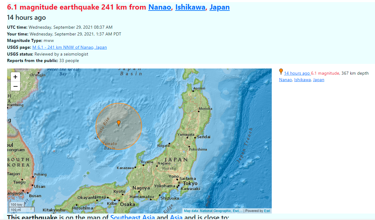 japan earthquake